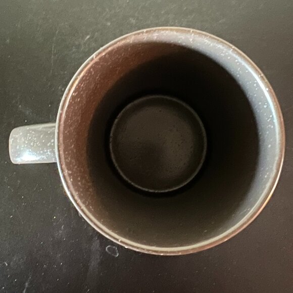 Vintage Pfaltzgraff MATIKA SHALE Incised Stoneware Mug in Brown w/Speckles - Picture 9 of 11